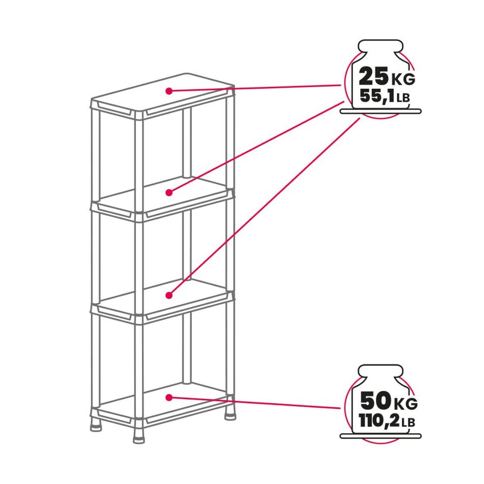 scaffale-universal-pro-63-60x30xh138cm-4-ripiani