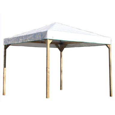 GAZEBO BASIC 300X300XH218CM IN PINO IMPREGNATO CON