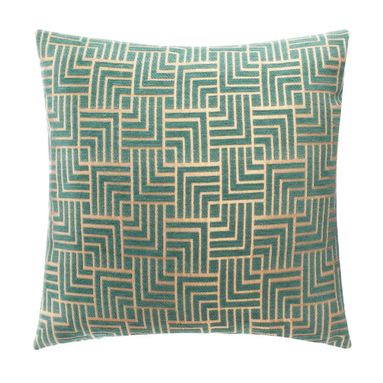 FEDERA PER CUSCINI GEO 40X40CM VERDE CHIARO
