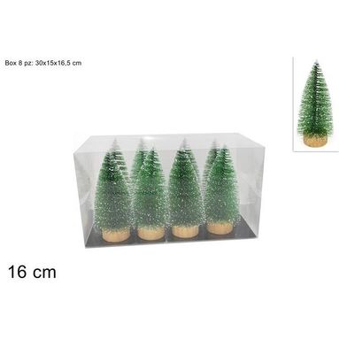SET 8 ALBERI 16CM.