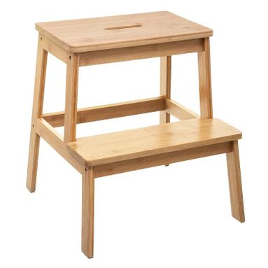 SGABELLO IN BAMBOO A 2 GRADINI