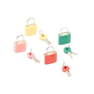 LUCCHETTO OTTONE COVER COLORATO MM.20