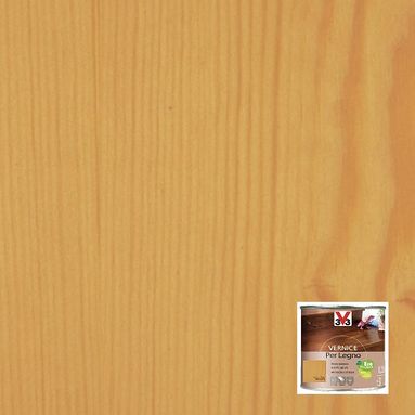 VERNICE PER LEGNO 500ML NOCE CHIARO BRILLANTE