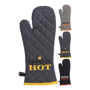 GUANTO DA FORNO 18X43CM IN 3 COLORI IN COTONE