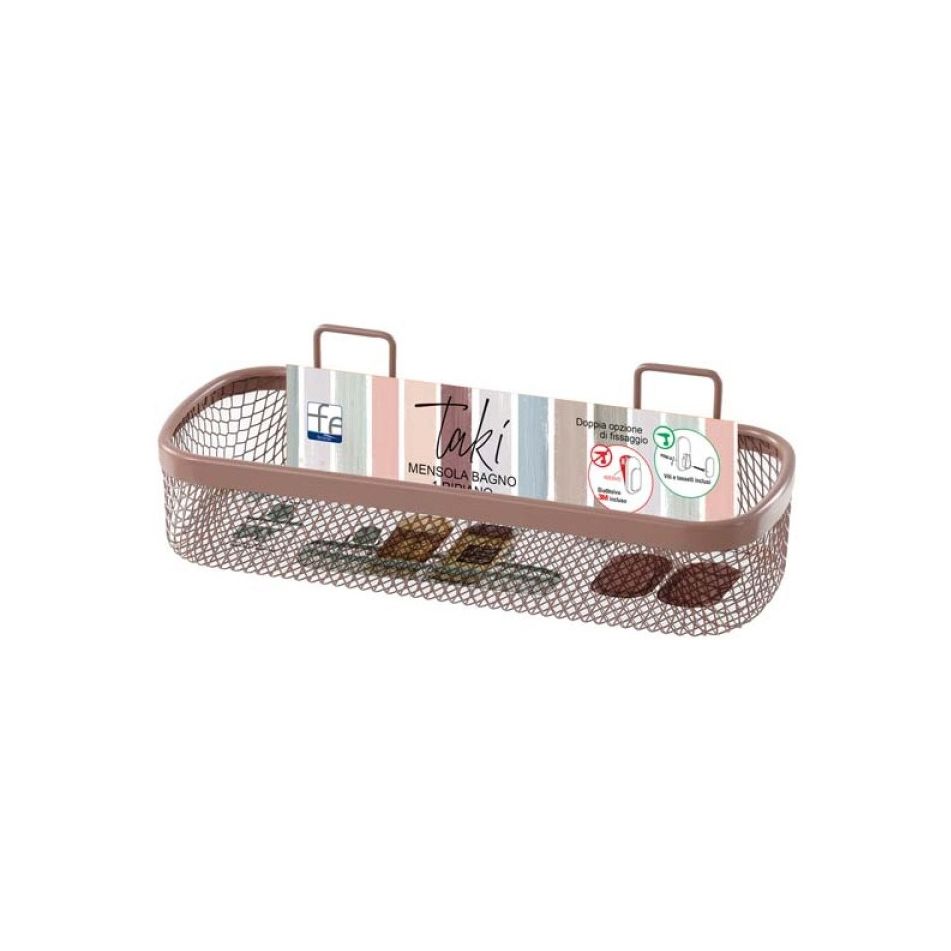 mensola-taki-32x12xh9cm-mocha-mousse-acciaio