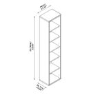 libreria-davinci-44x355xh217cm-noce-brera