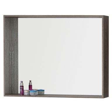 SPECCHIO OVER 90X16XH70CM COLOR CASTAGNO