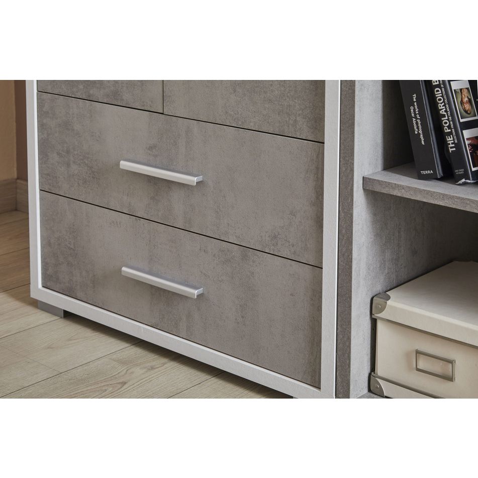 mobile-2-ante-2-cassetti-71x41xh182cm-struttura-ossido-bianco-frontale-cemento