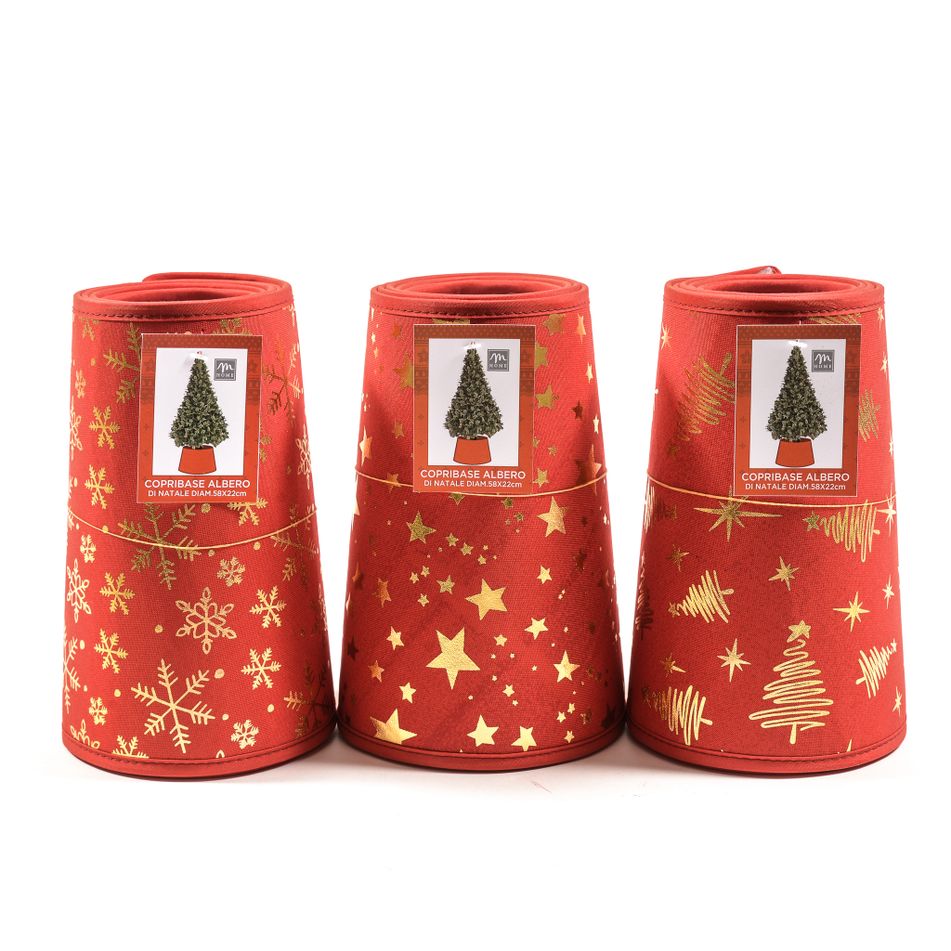 copribase-albero-d-dot-58cm-rossa-in-tessuto