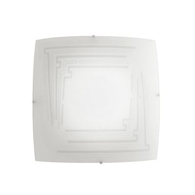 PLAFONIERA CONCEPT 3XE27 40X40XH10,5CM A RIGHE.