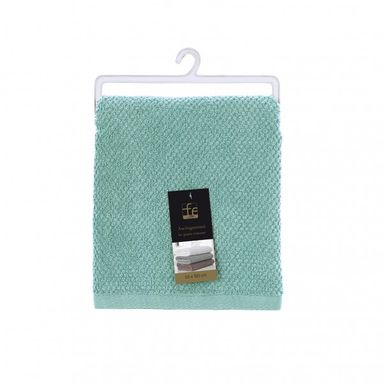ASCIUGAMANO VISO 55X100CM ACQUA MARINA IN COTONE