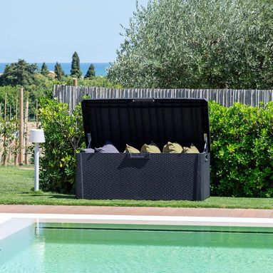 Toomax BAULE SANTORINI 148X72XH64CM 550L ANTRACITE SCURO