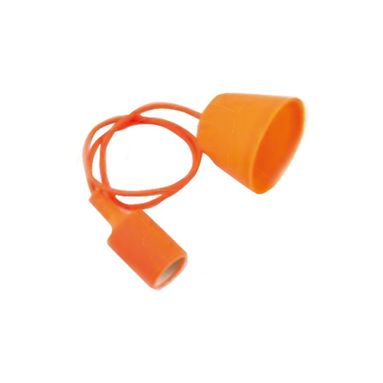 PENDEL E27 98CM ARANCIONE IN PLASTICA E SILICONE
