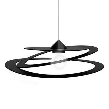 LAMPADARIO DILATE E27 D.60XH120CM NERA