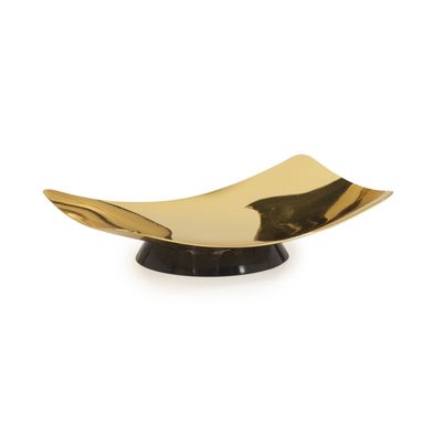 PORTASAPONE ELETTRA 11X8XH2CM INOX COLOR ORO.