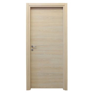 PORTA MICROTEC BATTENTE 80CM ROVERE SBIANCATO