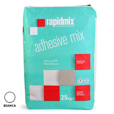COLLA PER PIASTRELLE ADHESIVE MIX C1T 25KG BIANCA
