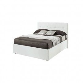 LETTO CONT. 1 PIAZZA E MEZZA 120X190CM BIANCO