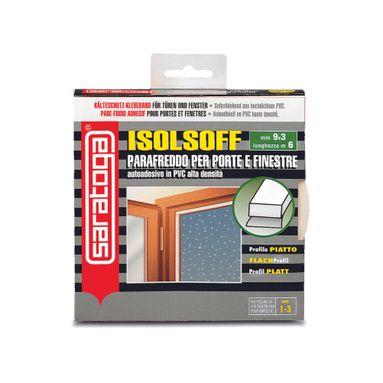 PARAFREDDO ISOLSOFT 9X4MM 6M BIANCO CON PROFILO PI