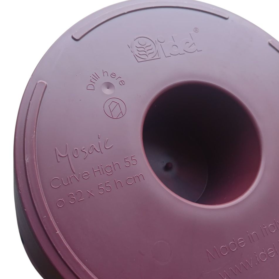 vaso-mosaic-curve-d-dot-32xh55cm-borgogna-slash-bianco