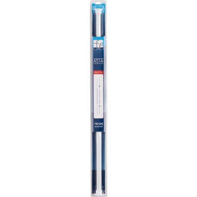ASTA TENDA DRITTA BIANCA CM.75/125 D:22MM