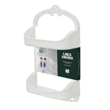 MENSOLA PER DOCCIA ANKORA27X12XH47CM BIANCO.