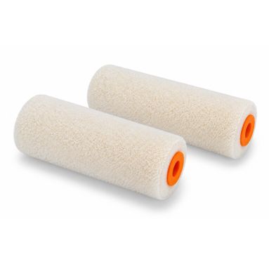 SET 2 RICAMBI MINI RULLO VELVET 10CM PER SMALTI A SOLVENTE
