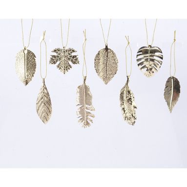 APPENDINO FOGLIA ORO ASSORTITO 8CM.