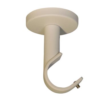 SUPPORTO A SOFFITTO D.28MM 6CM TORTORA
