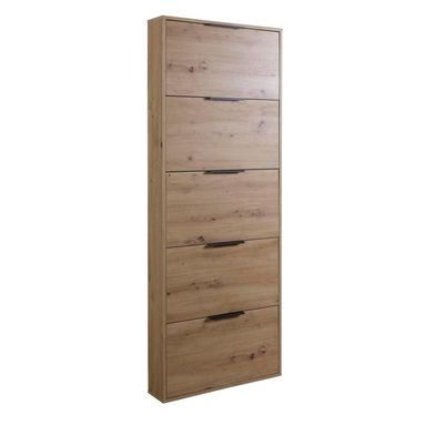 SCARPIERA ESPRESSO 5 RIBALTE 65X15XH174CM OAK