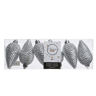 PIGNA SILVER 8CM GLITTERATA BOX DA 6 PZ.