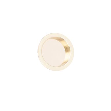 MANIGLIA INCASSO CIECA IN ZAMA COLOR OTTONE LUCIDO