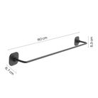 portasalviette-teide-60cm-nero-matt