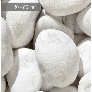 CIOTTOLI DI MARMO CARRARA BIANCO MM.40/60 KG 25