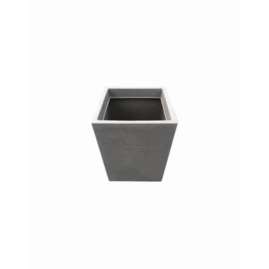 VASO CUBO ARDESIA 30X30XH40CM COLOR QUARZO