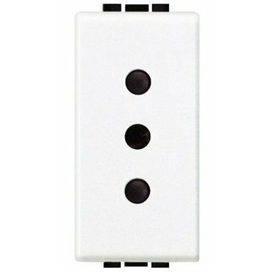 PRESA 10A LIVING LIGHT BIANCA