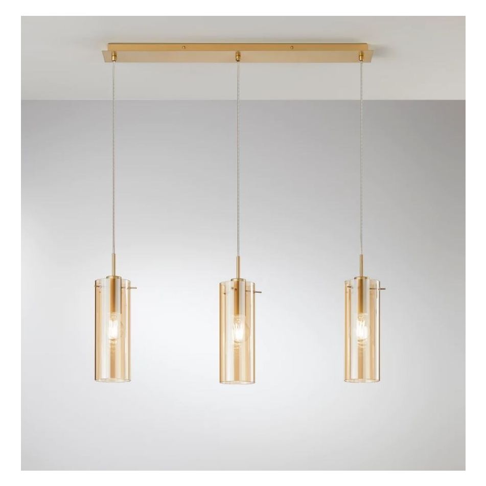 sospensione-magic-3xe27-79x10xh150cm-oro-slash-ambra
