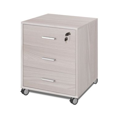 CASSETTIERA 3 CASSETTI 50X41XH70CM STRUTTURA OLMO CHIARO FRONTALE OLMO CHIARO