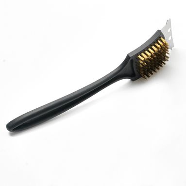 SPAZZOLA IN OTTONE 31CM PER GRIGLIE