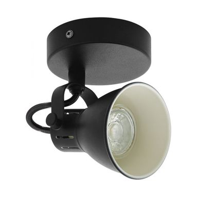 SPOT LED SERAS 3.3W GU10 NERO