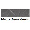 BORDO PRECOLLATO 5M MARMO NERO VENATO H33MM