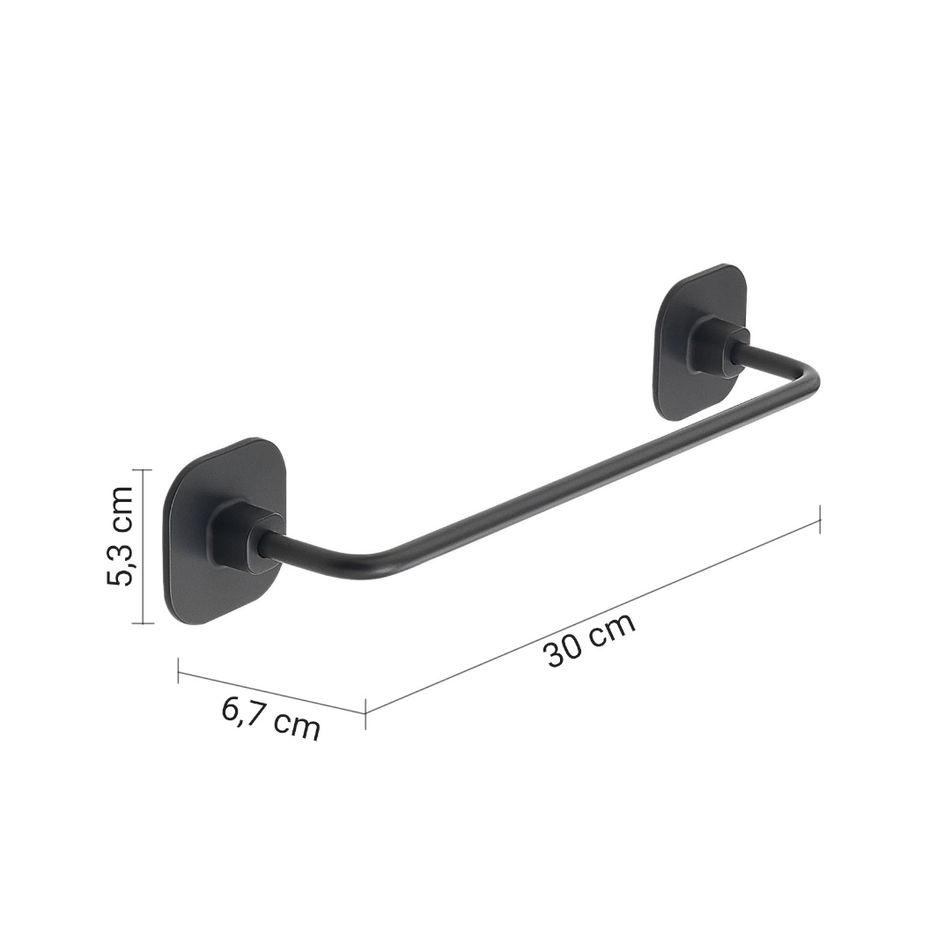 portasalviette-teide-30cm-nero-matt