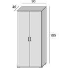 elemento-compos-2-ante-90x45xh195cm-rovere