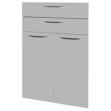 COPPIA ANTE E CASSETTI GRIGI DAVINCI / DISEGNO
