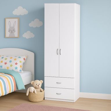 ARMADIO SIMPLI 2A+2C BIANCO GR. 83X54XH.