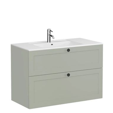 MOBILE BAGNO ROOT 100X46XH69CM VERDE RETRO OPACO S