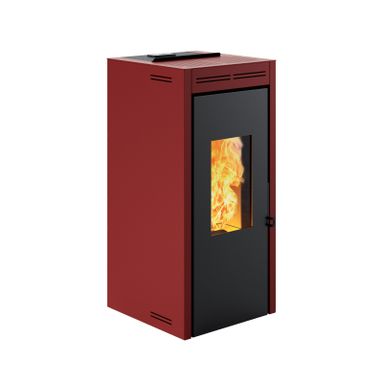 TERMOSTUFA A PELLET TERAMO 16,8 KW ROSSA