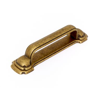 MANIGLIA CLASSICA 96MM ANTICATA CON PIASTRA