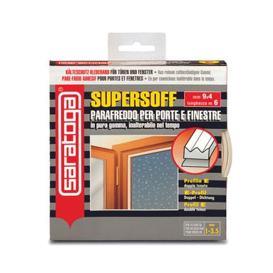 PARAFREDDO SUPERSOFF 9X4MM 6M BIANCO CON PROFILO A