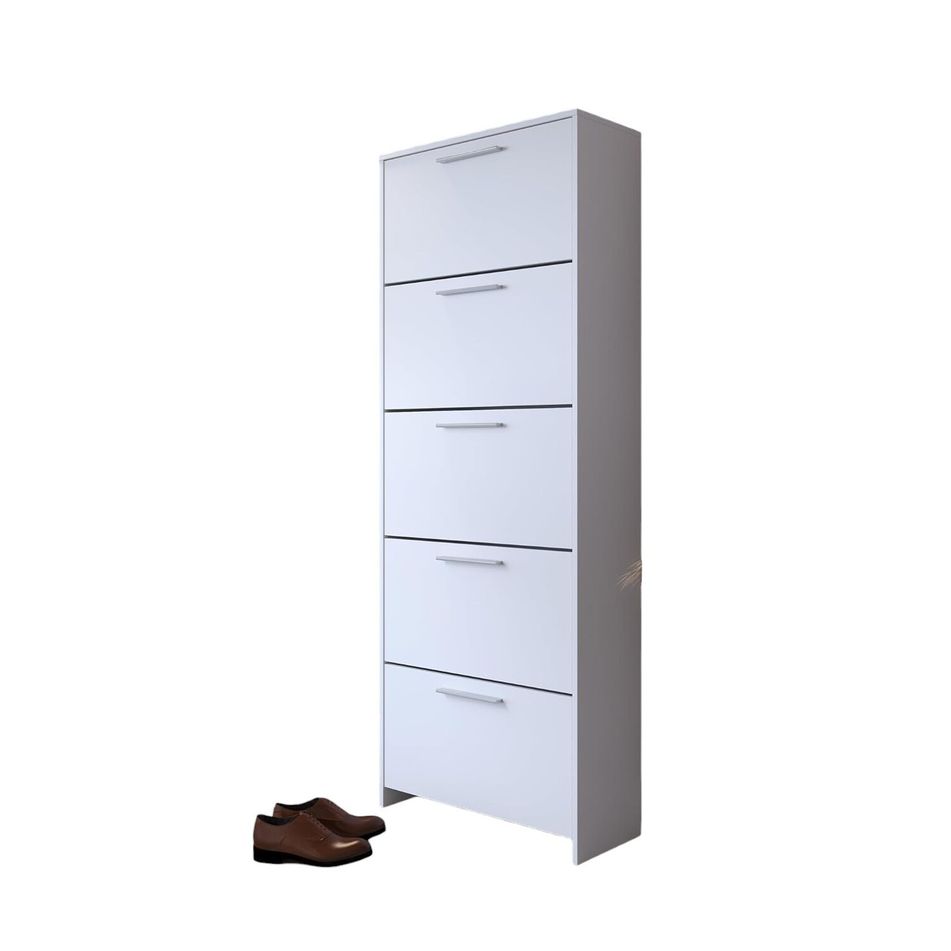 scarpiera-anja-5-ribalte-69x28xh187cm-bianca